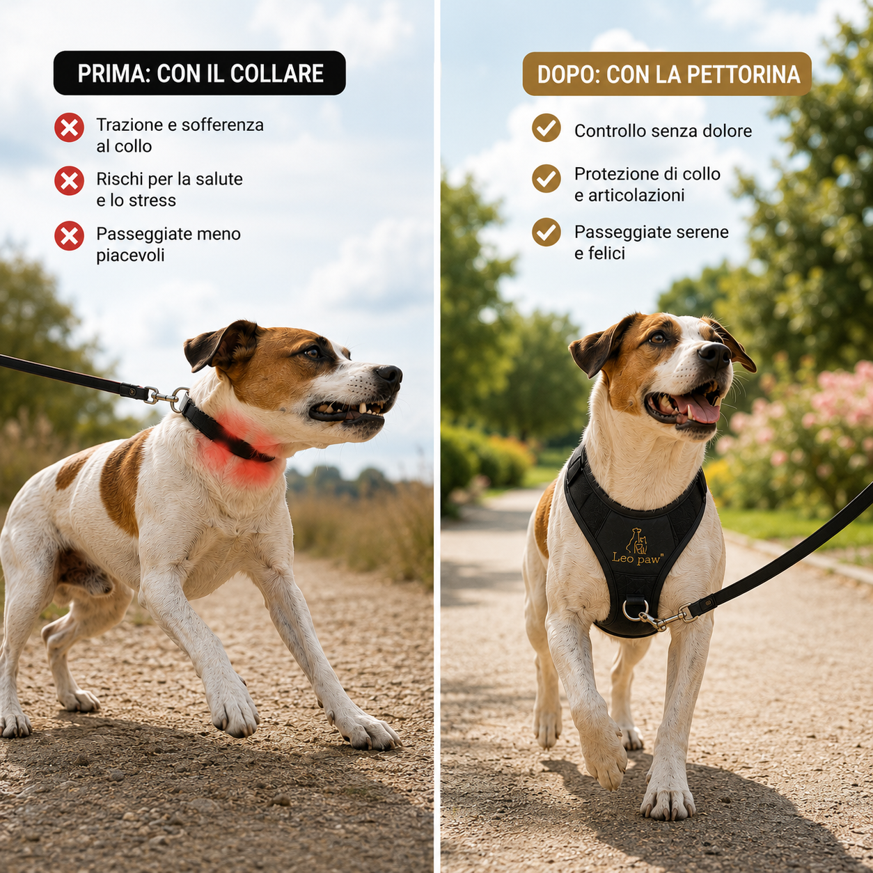 Leo Paw™ - Pettorina confort anti tiro -